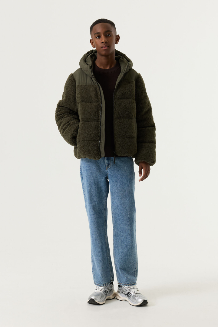 GARCIA Green puffer jacket