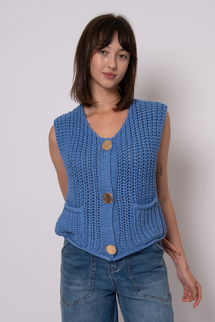 Rd Style Benedette Sleeveless Crew Neck Vest Rd Style