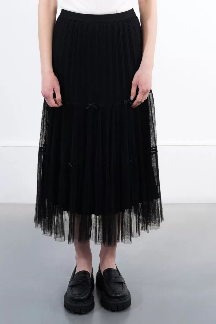Tulle skirt with bow details