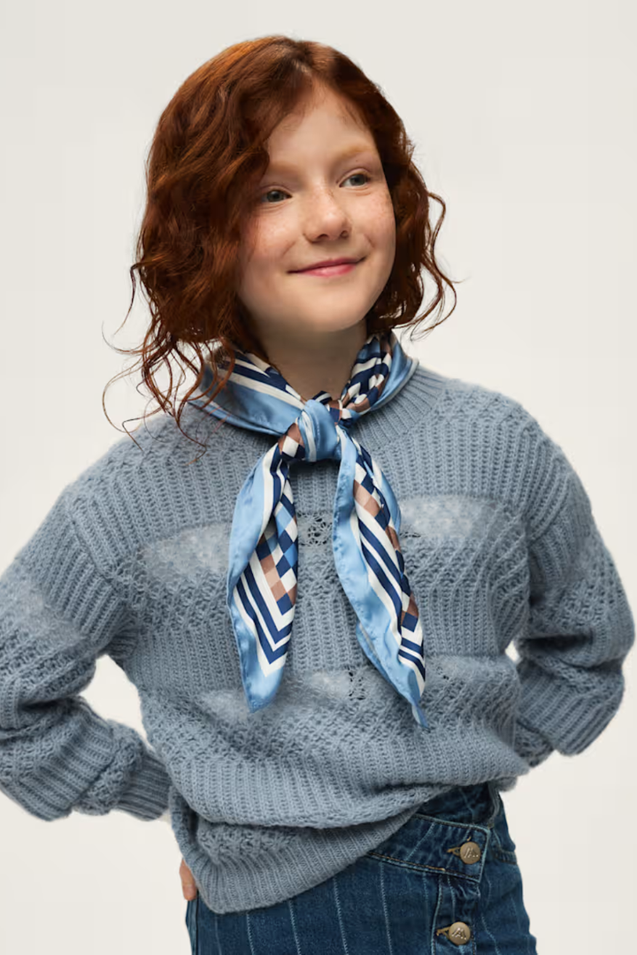 Mayoral Girl Pointelle Sweater