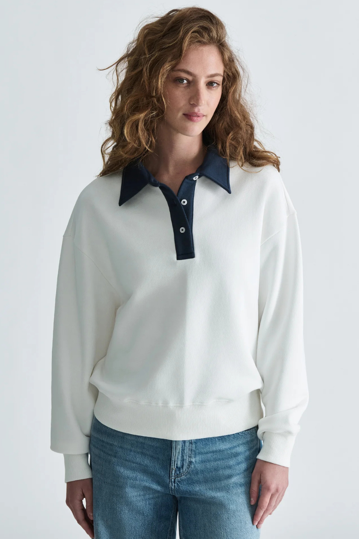 Mavi Fleece Polo Sweatshirt