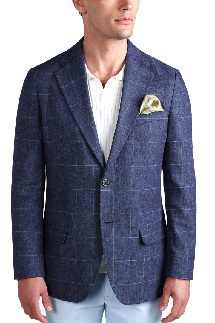 J.M. Haggar Premium Windowpane Blazer