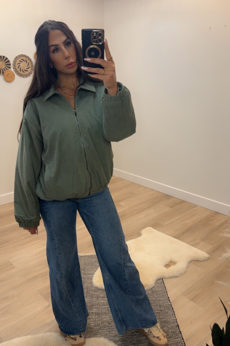 Oversized Corduroy Jacket