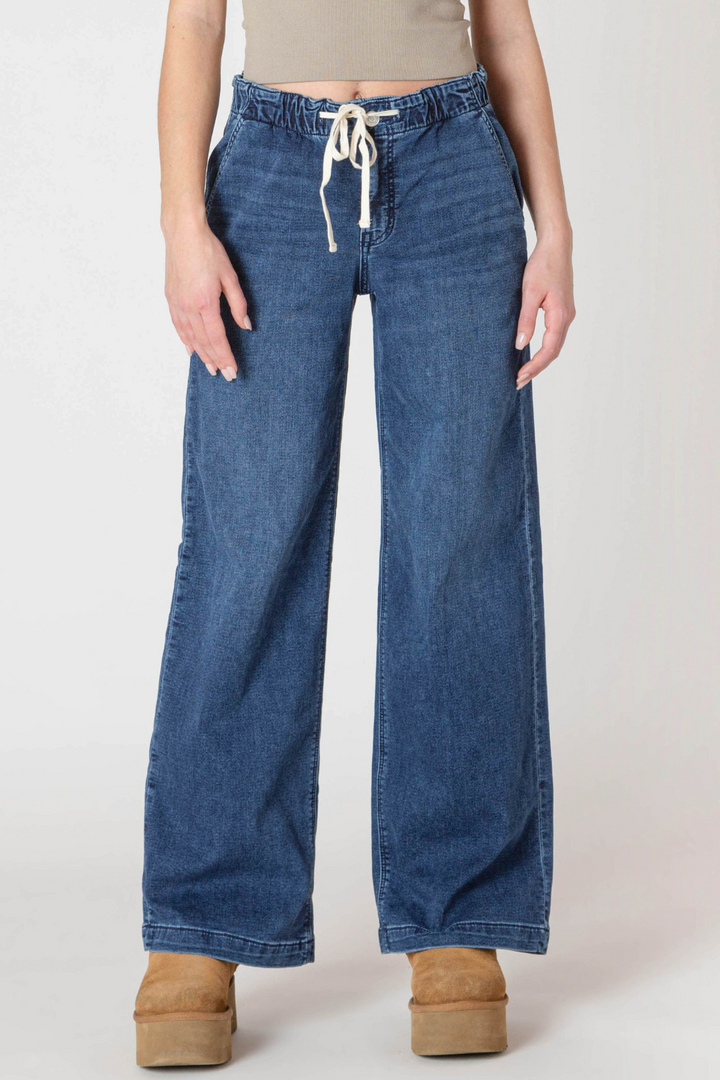 Lottie Wide Leg Denim Pant