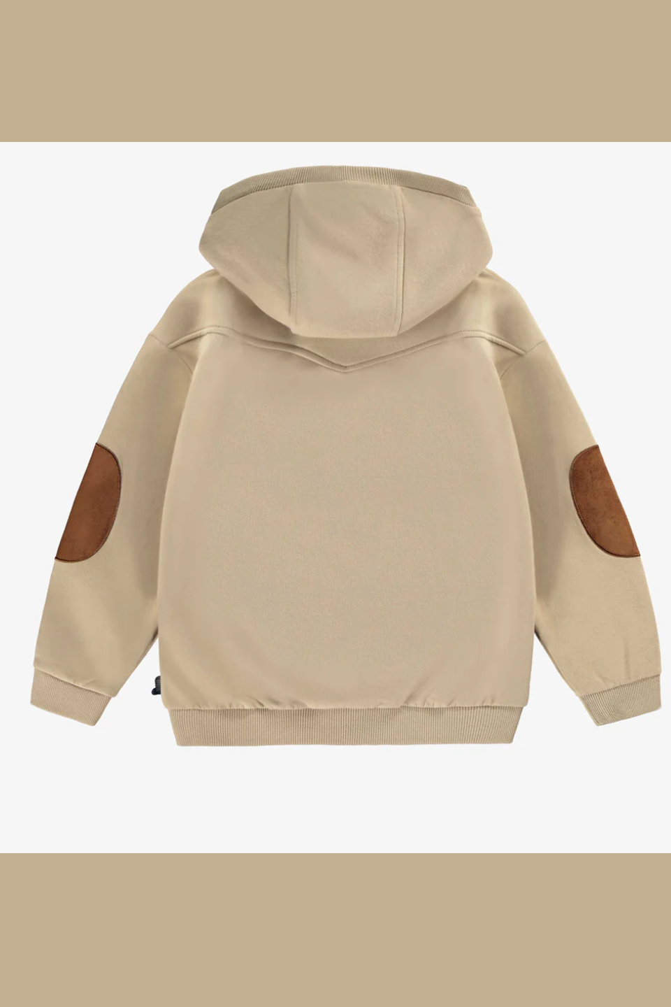 Sand beige jacket with hood