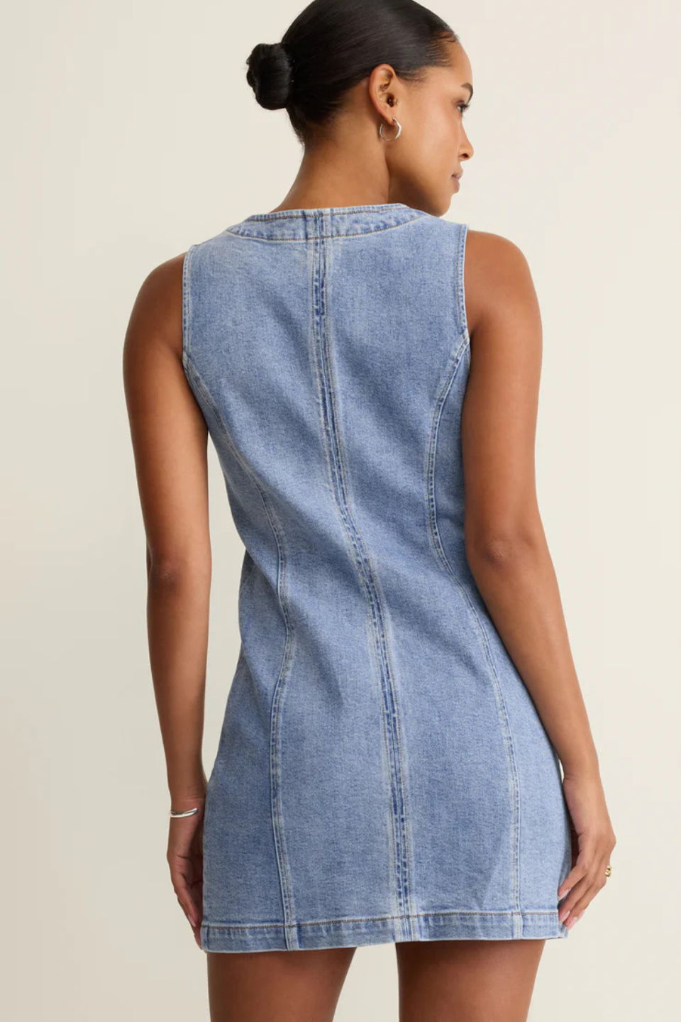 Z Supply Jolie Denim Mini Dress Z SUPPLY