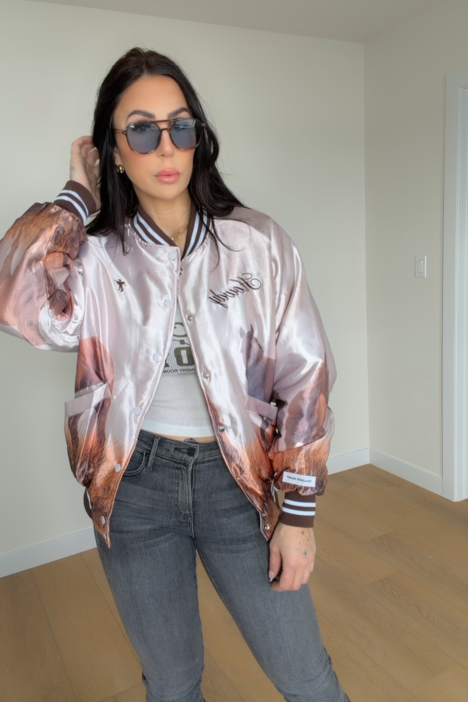 Ranch Life Stadium Jacket - Hot Peppers Clothing