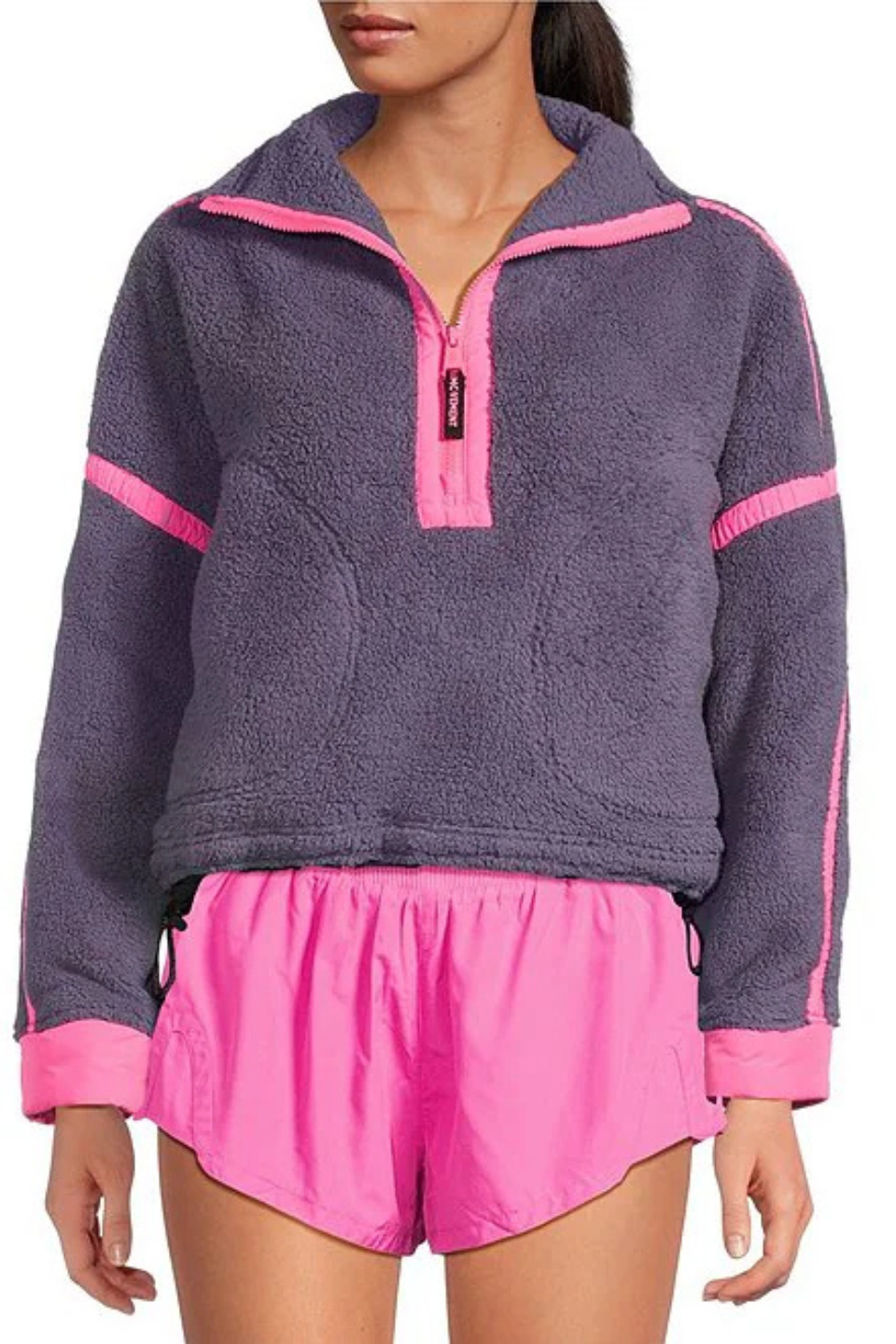 Mountain High Half Zip Fleece in Graphite Combo