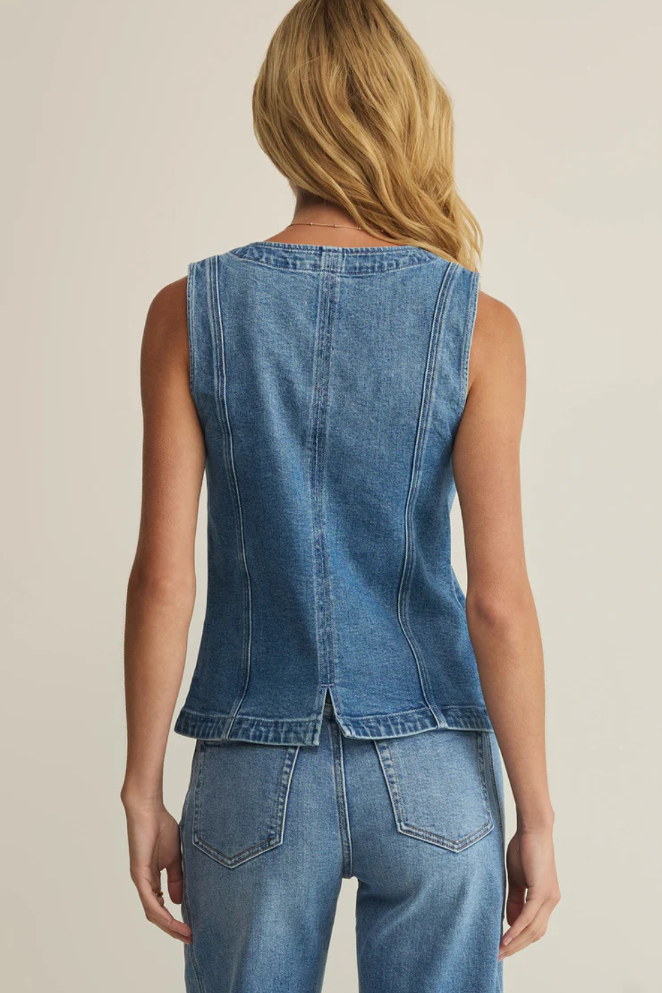 Z Supply Porto Denim Tank Vest Z SUPPLY