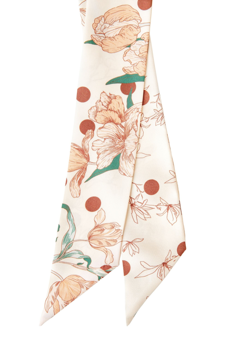 Palm Palm Blaire Silk Neck Tie Scarf Palm Palm