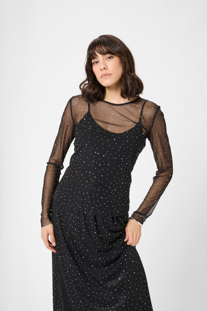 Stinna T-shirt in Black