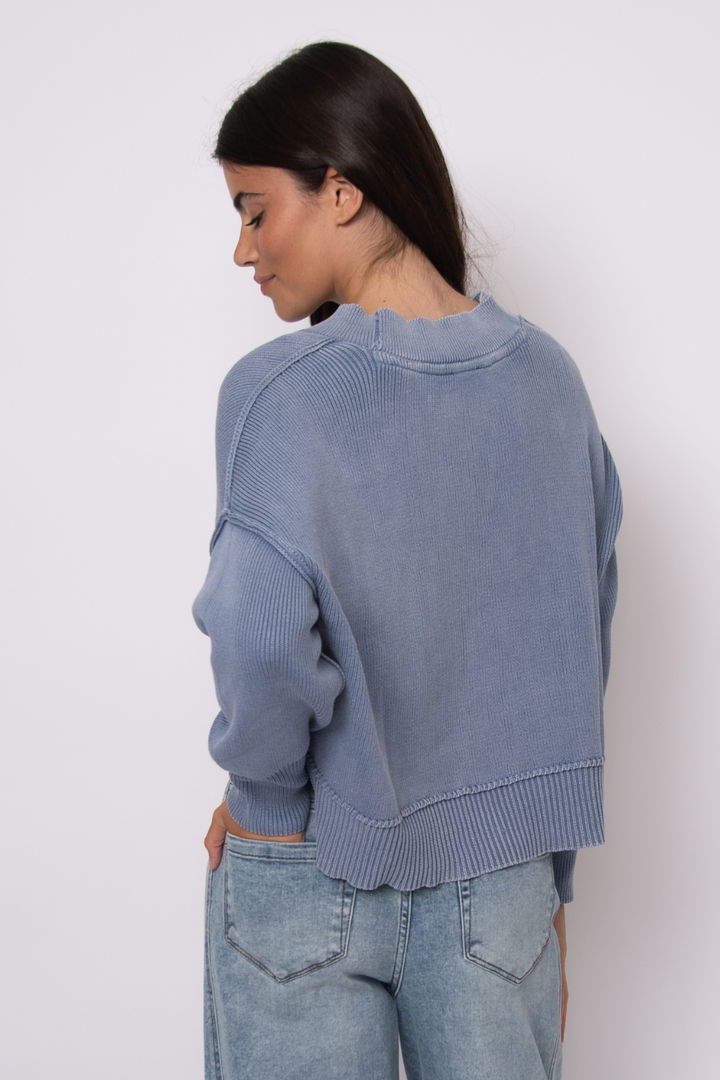 Rd Style Sumire V-Neck Acid Blue Cardigan Rd Style