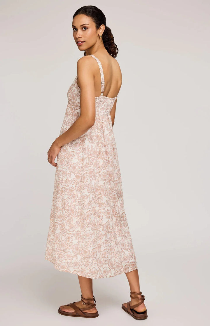 Rosalie Floral Midi Dress