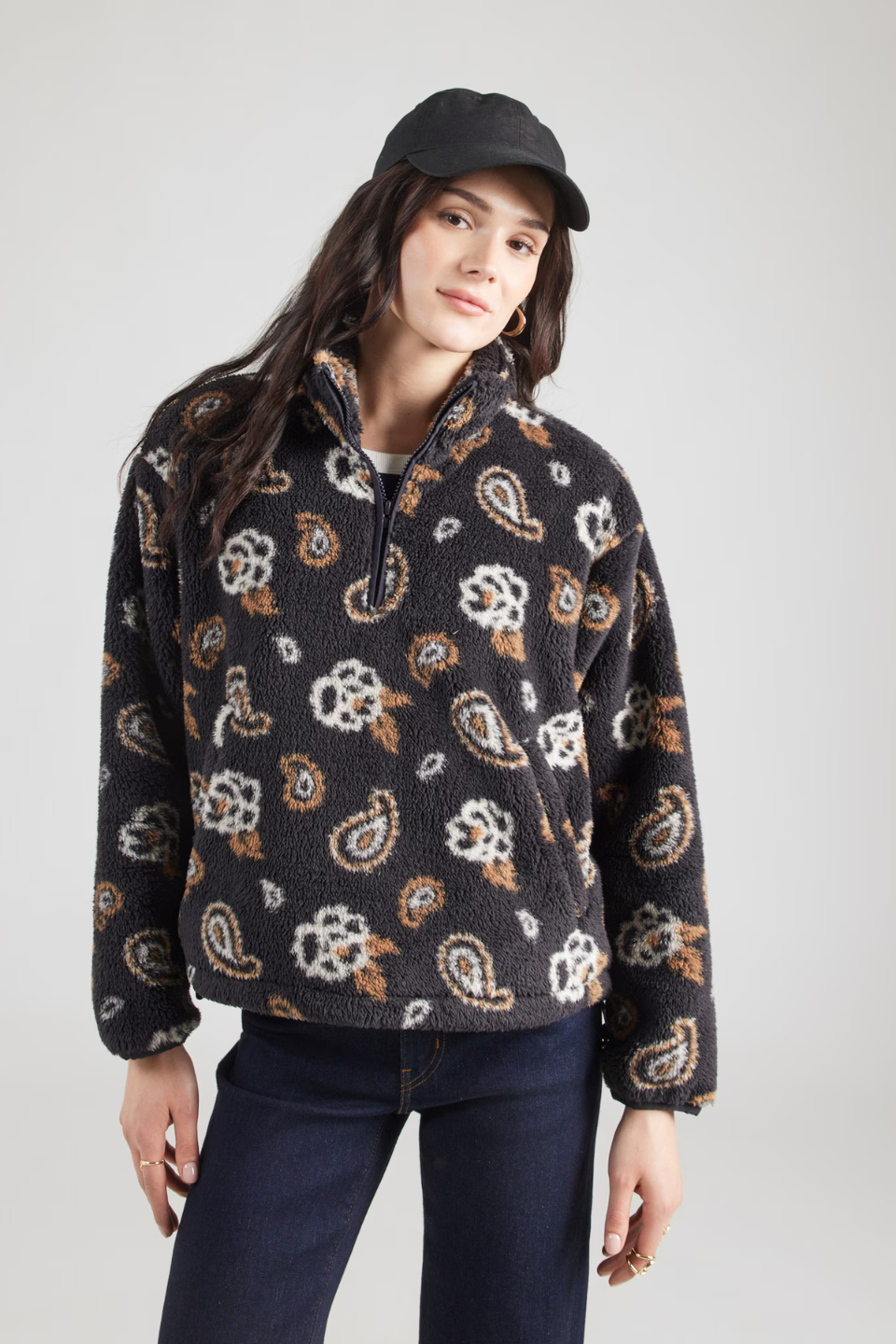 Levis Atwood Sherpa Quarter Zip