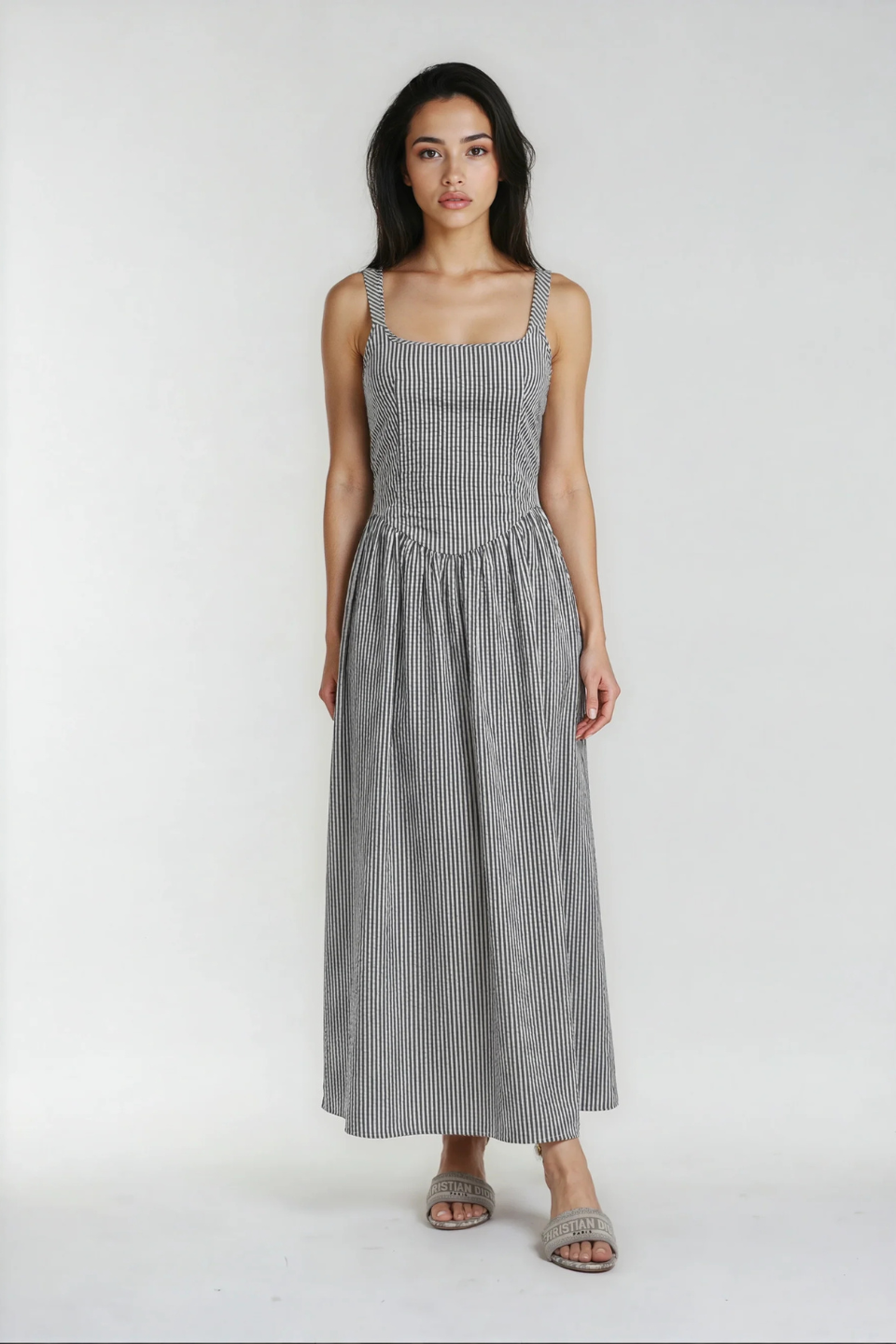 Jules Tie Back Dress - Hot Peppers Clothing