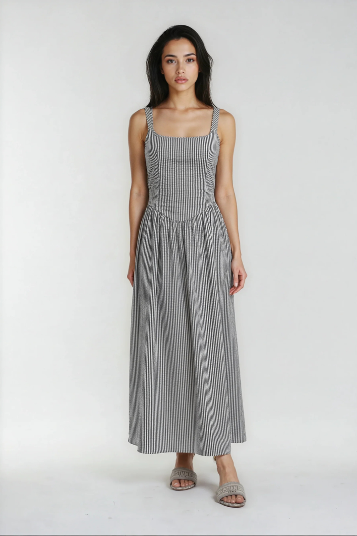 Jules Tie Back Dress - Hot Peppers Clothing