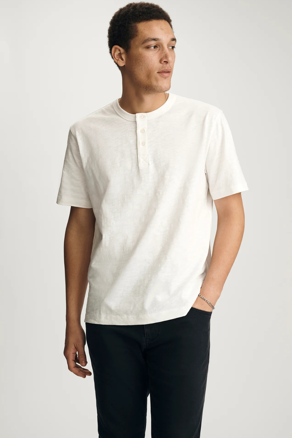 Mavi Slub Henley T-Shirt MAVI