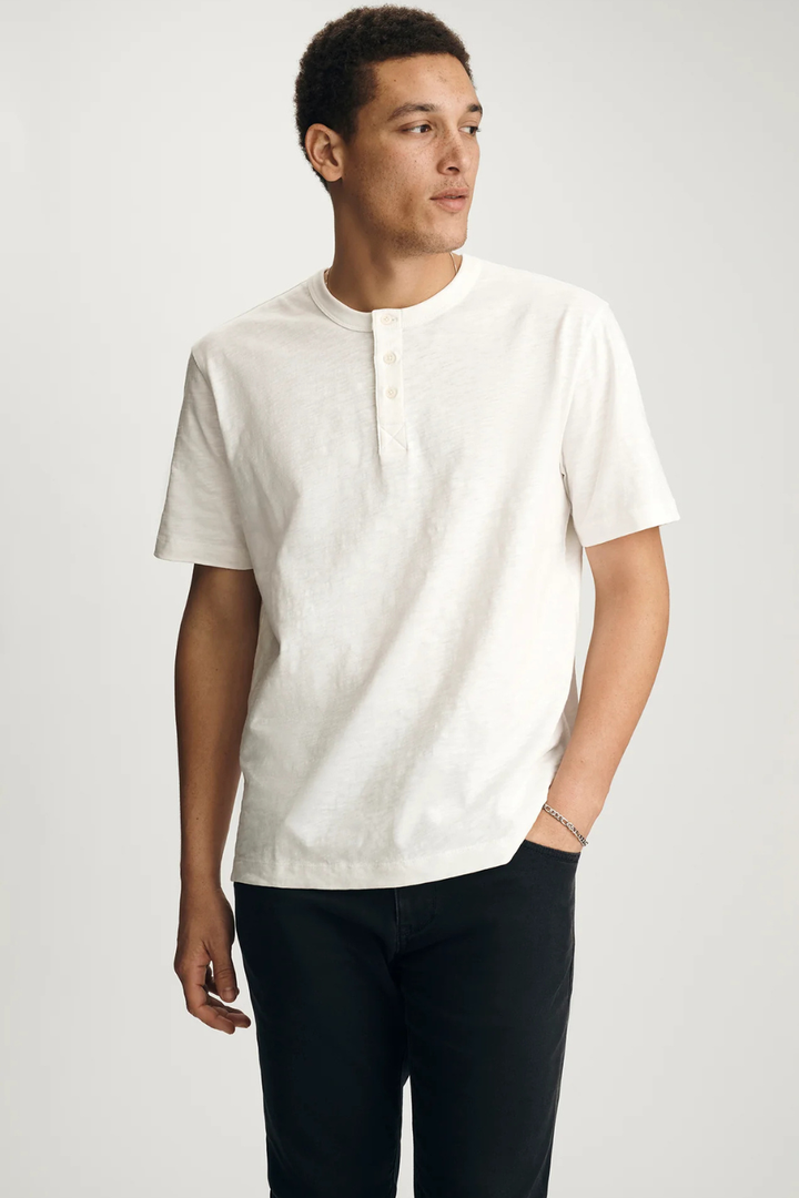 Mavi Slub Henley T-Shirt MAVI