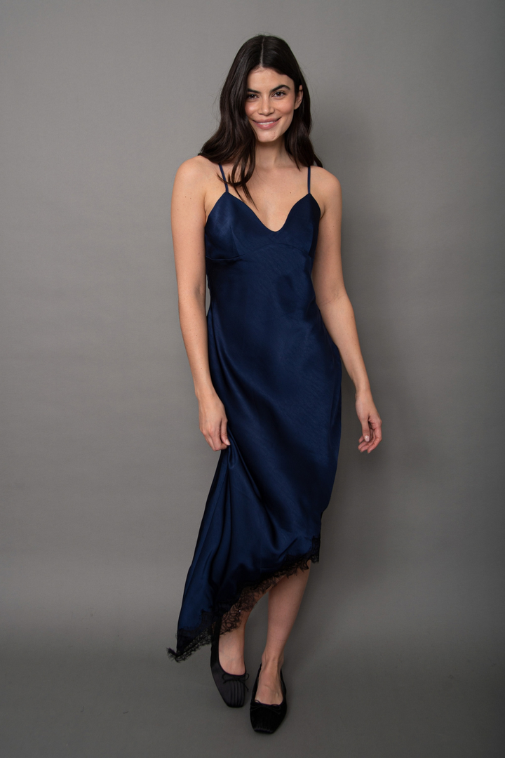 RD Style Colette Satin Asymmetrical Dress