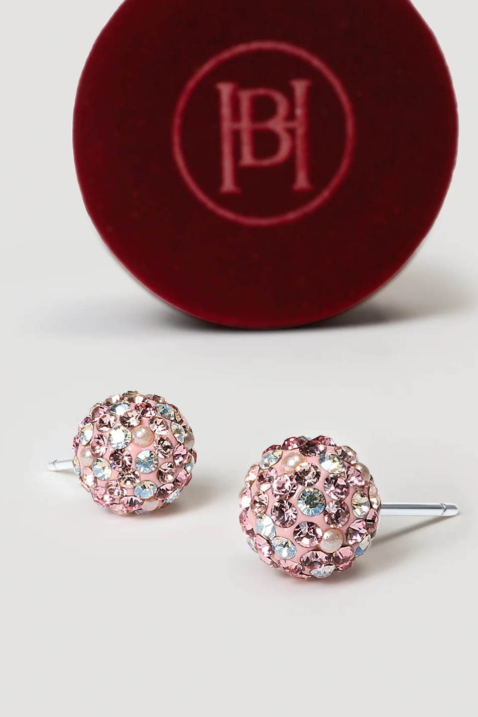 Venetian Blush Small Sparkle Ball™ Stud Earrings