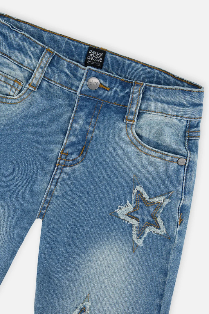 Deux Par Deux Jeans Navy Blue Denim