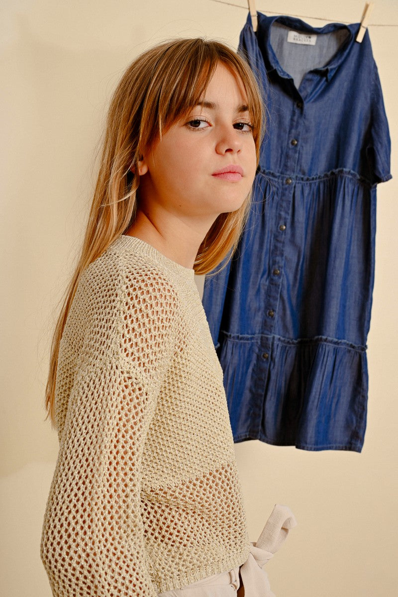 Fine knit sweater