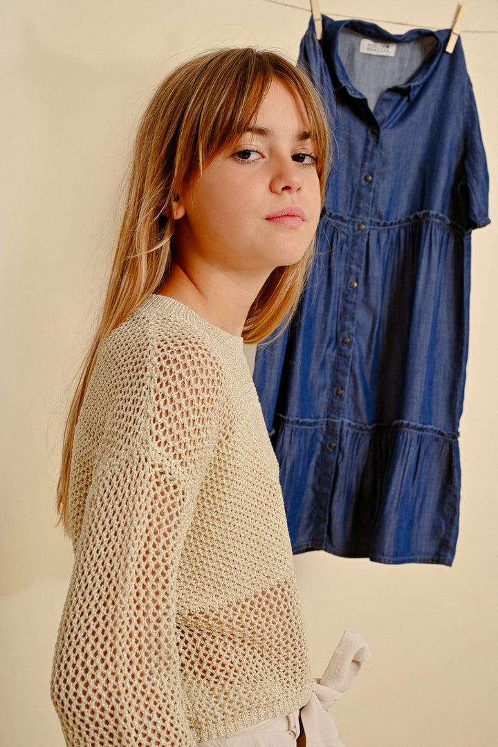 Fine knit sweater
