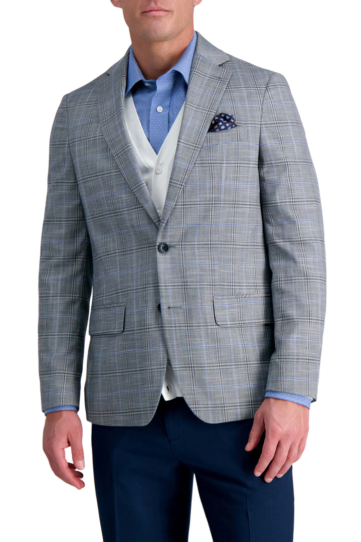 J.M. Haggar™ Plaid Windowpane Sport Coat