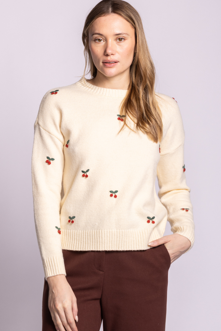 Pink Martini Livingston Sweater Off White