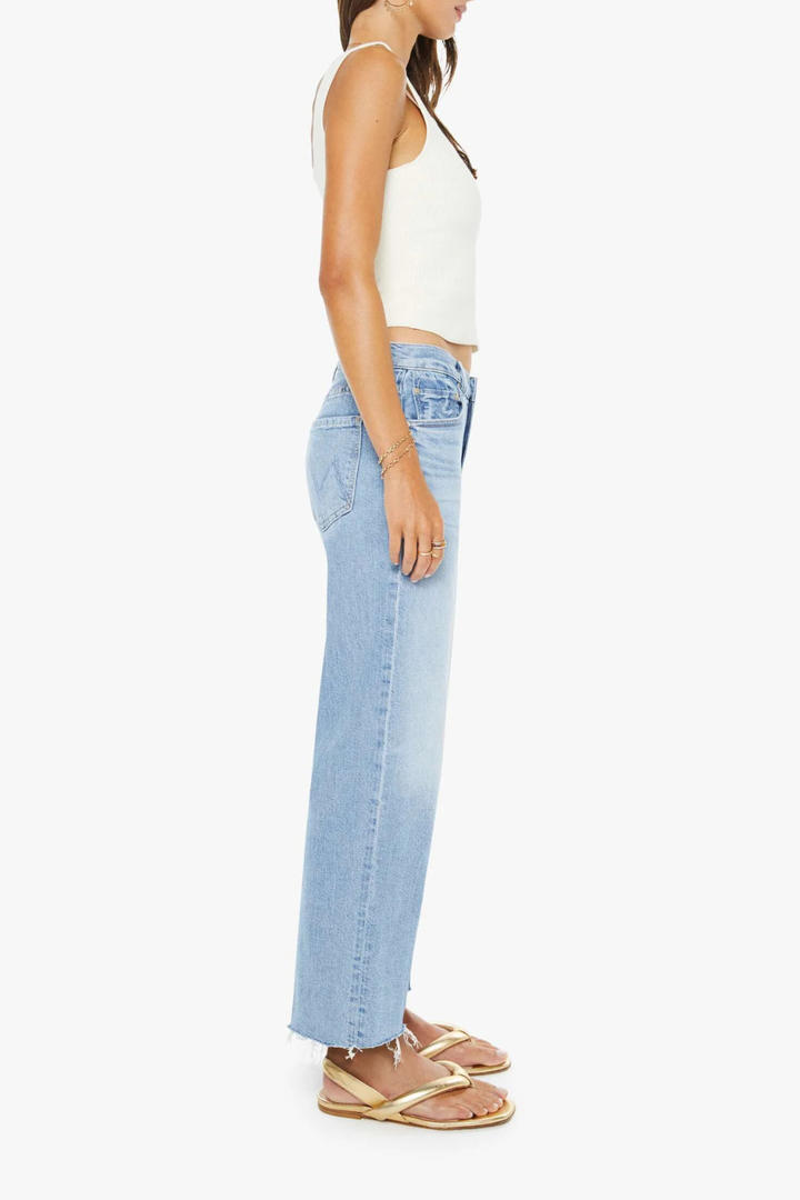 The Mid Rise Rambler Zip Ankle Fray