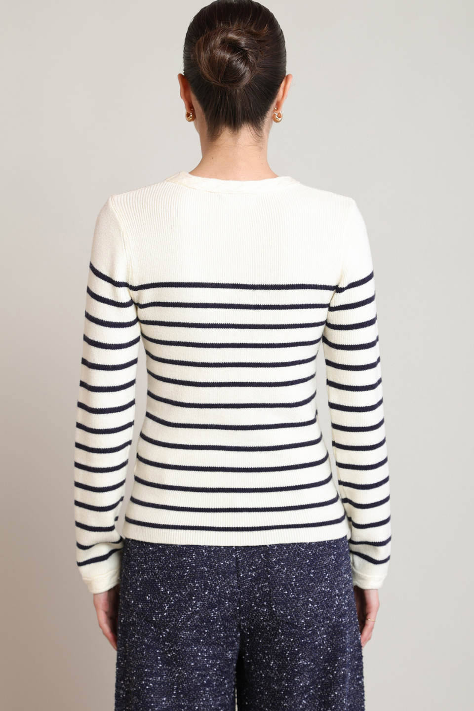 Black Tape Clancy Stripe Sweater Top