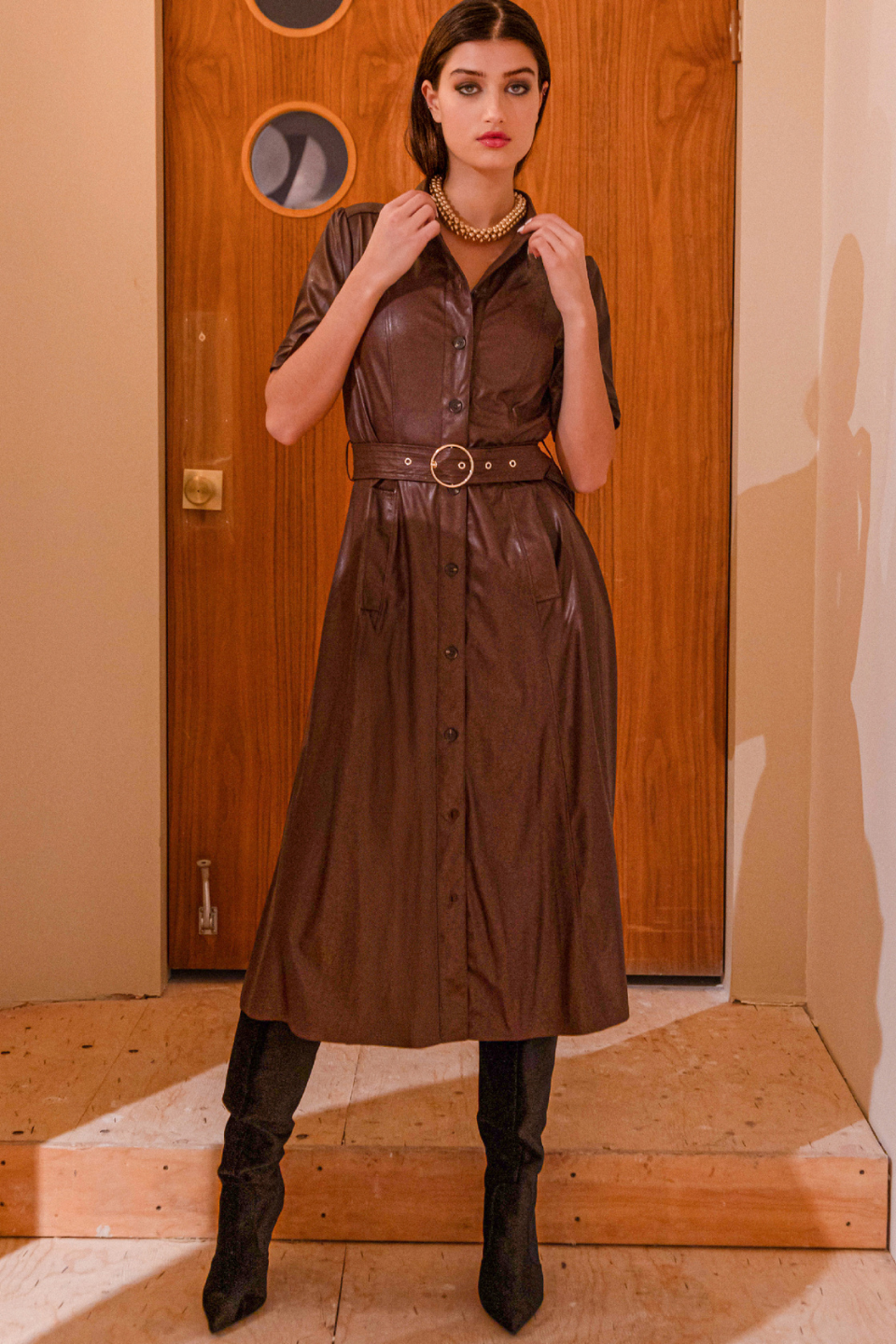 Camilla Belted Shirt Dress