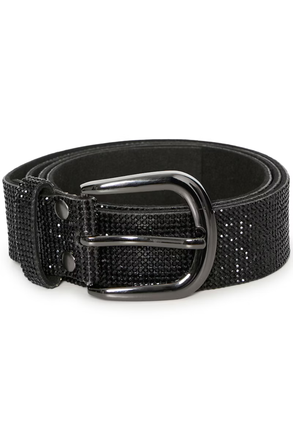 VILLI Belt in Black Metal