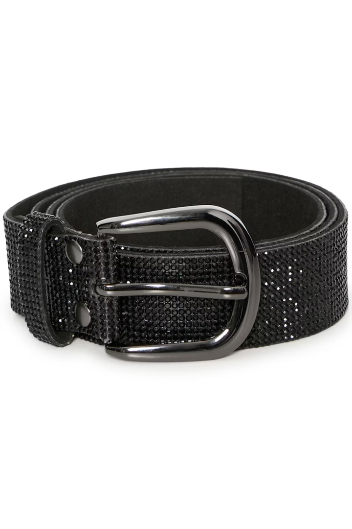 VILLI Belt in Black Metal