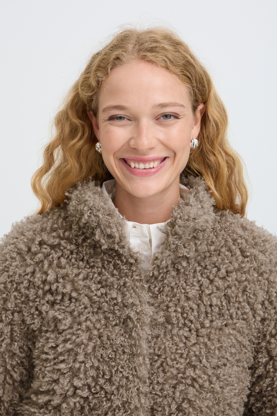 b.young Arinie Faux-Fur Jacket