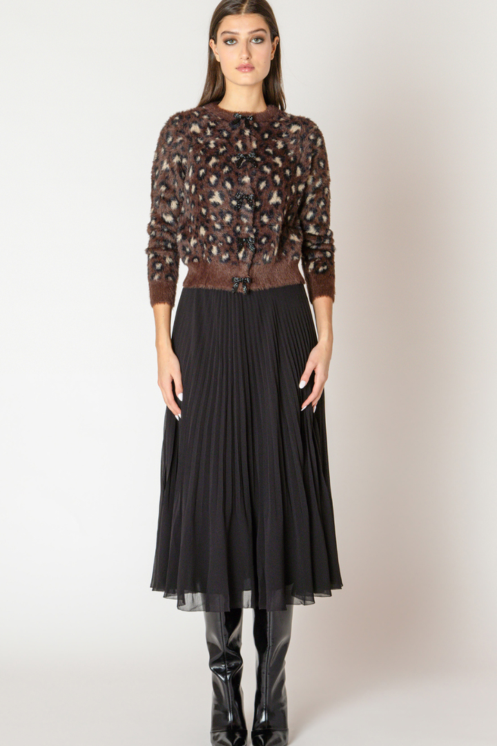 Carmine Soft Touch Patterned Cardigan