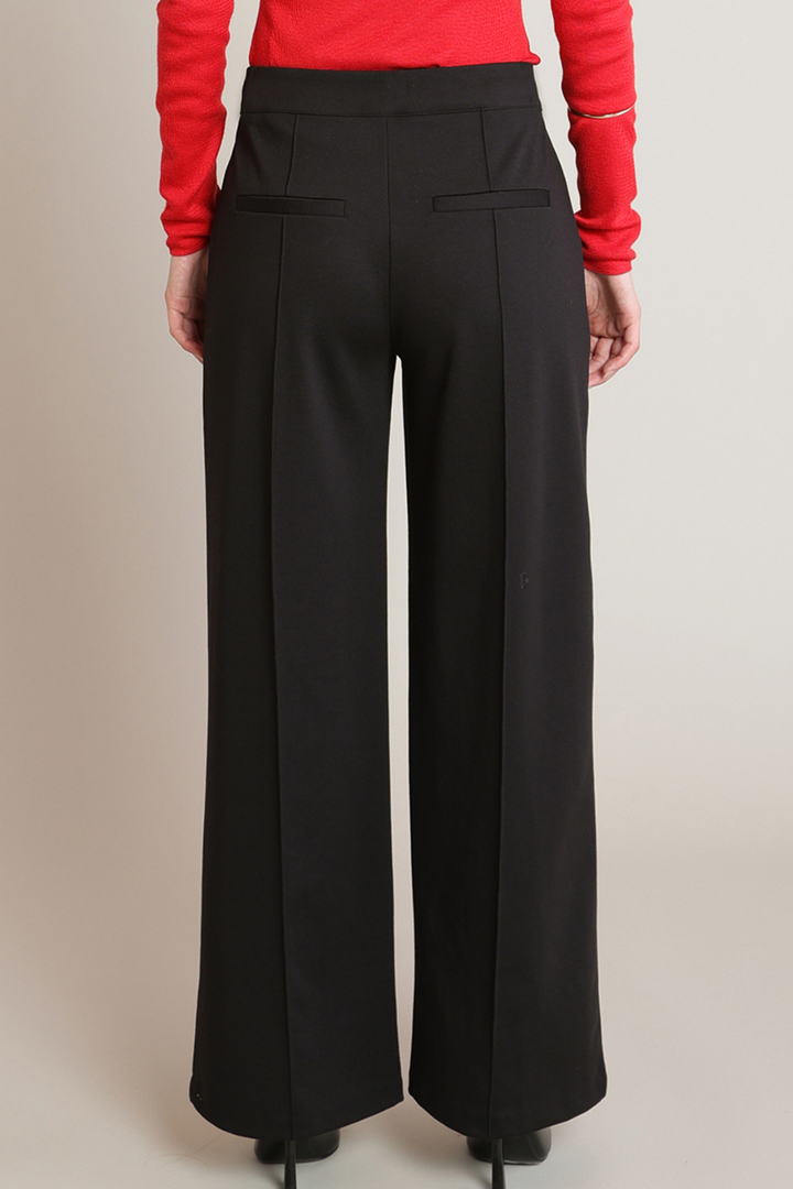Black Tape Celeste Stretch Wide-Leg Dress Pant