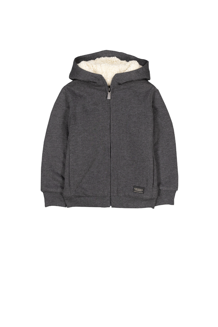 Zip-Up Plush Lined Hoodie