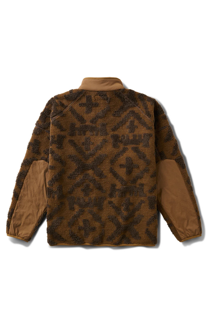 Campover Jacquard Sherpa Zip Fleece