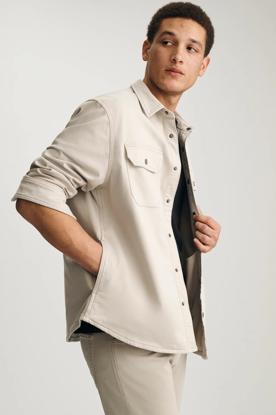 Asher Denim Overshirt - Hot Peppers Clothing