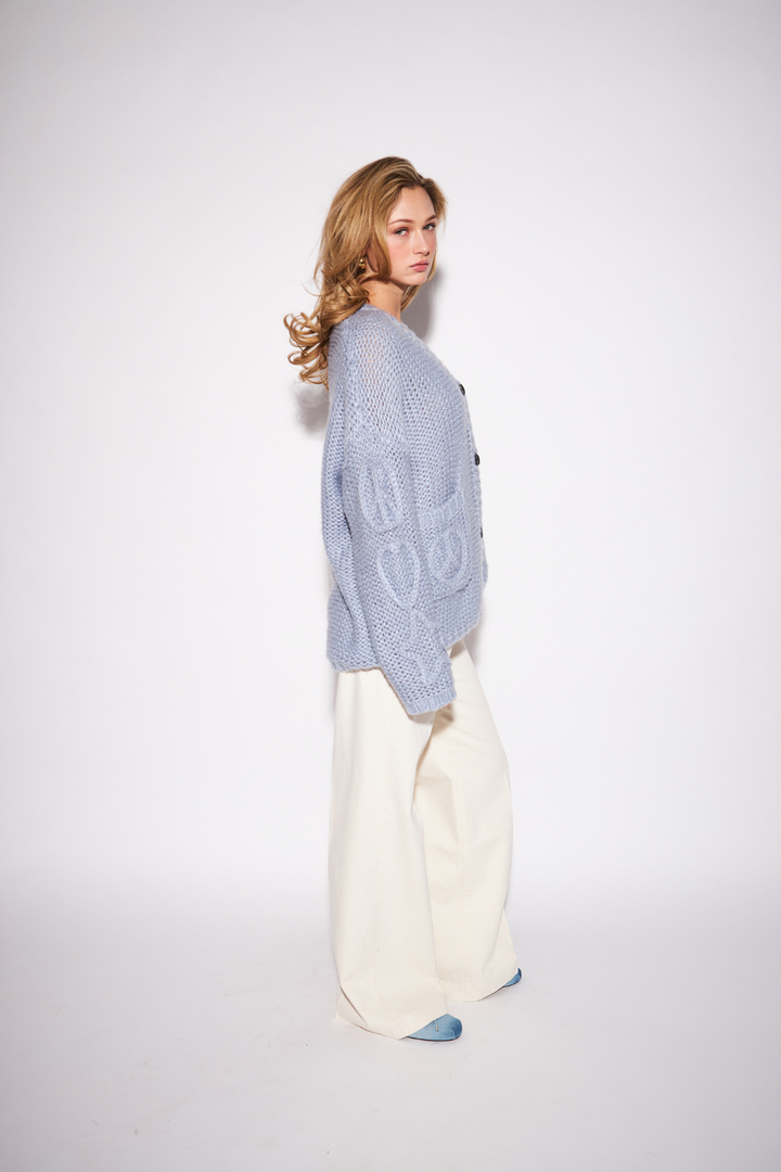 John + Jenn Glenn Textured Knit Cardigan