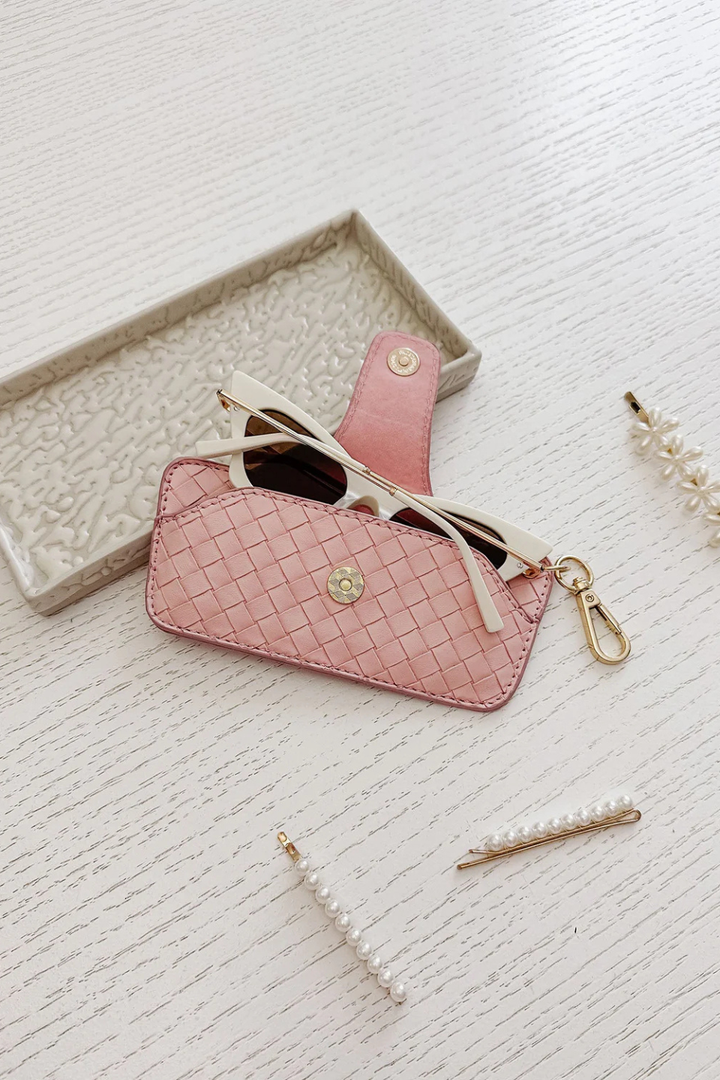 LOUENHIDE Skittle Sunglass Case in Pastel Pink - Hot Peppers Clothing