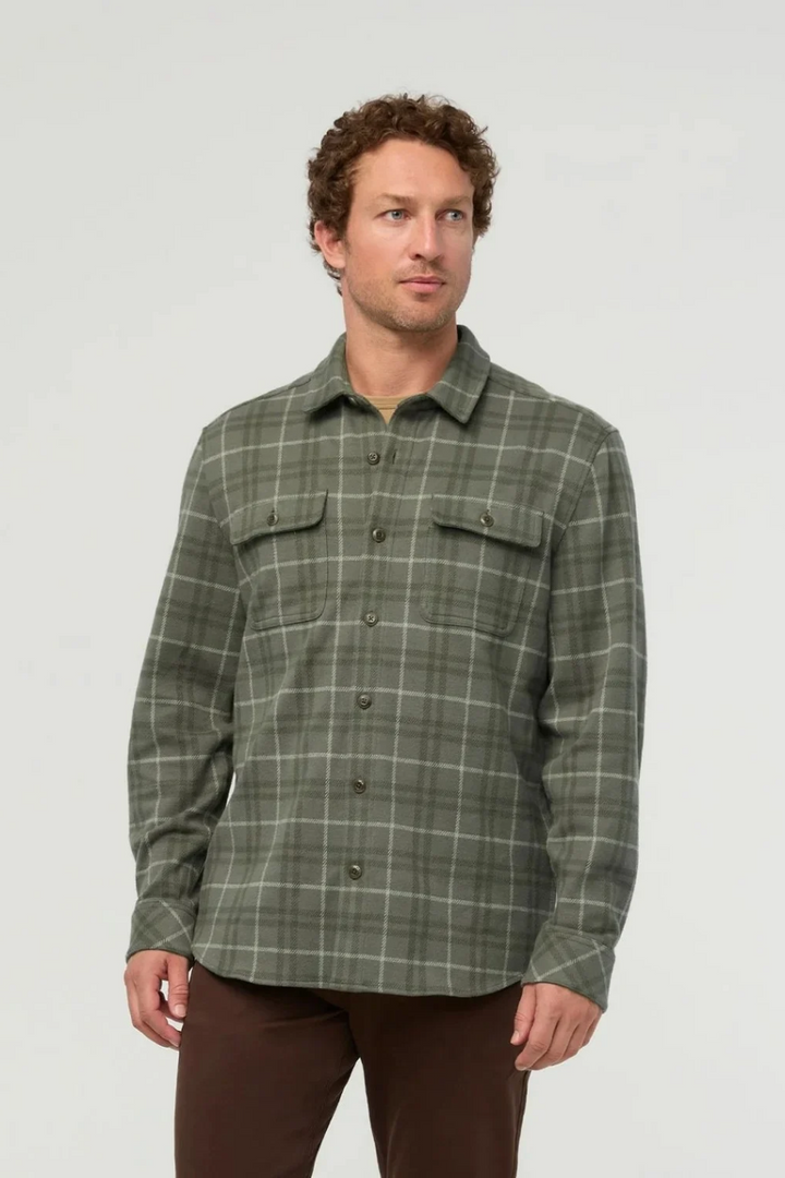 DU/ER Performance Flannel Overshirt