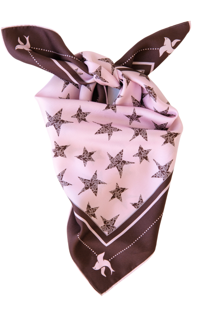 Palm Palm Andrea Silk Neck Scarf Palm Palm
