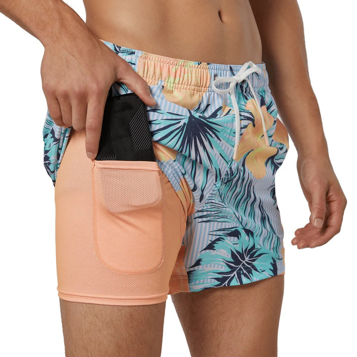 Vert Vibes Blue 5" Game Changer Short
