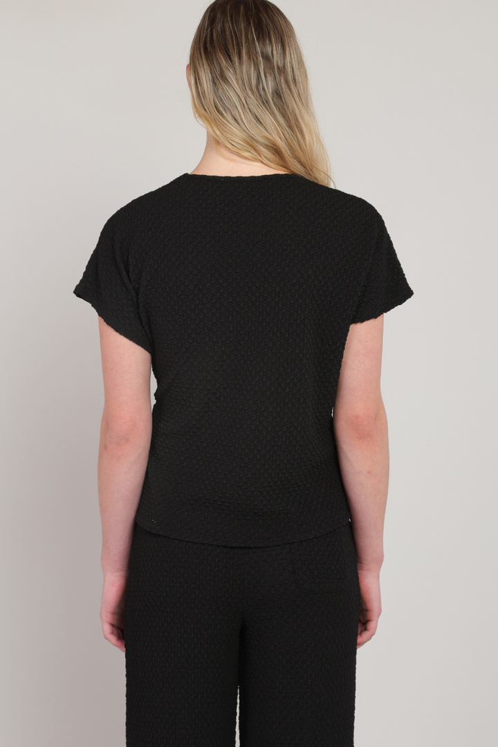 Room 34 Sasha Textured Knot Top