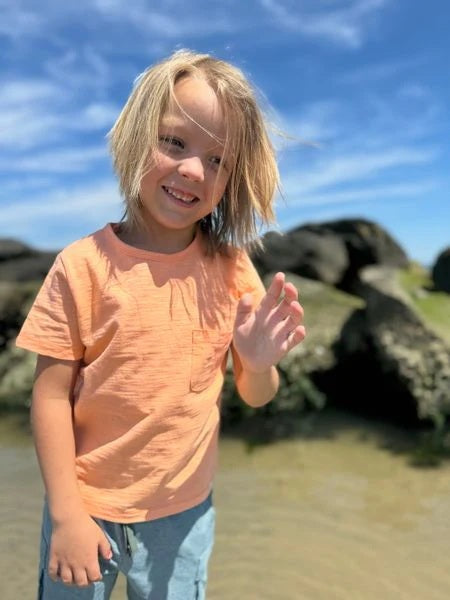 JOSH Tangerine Slub Tee