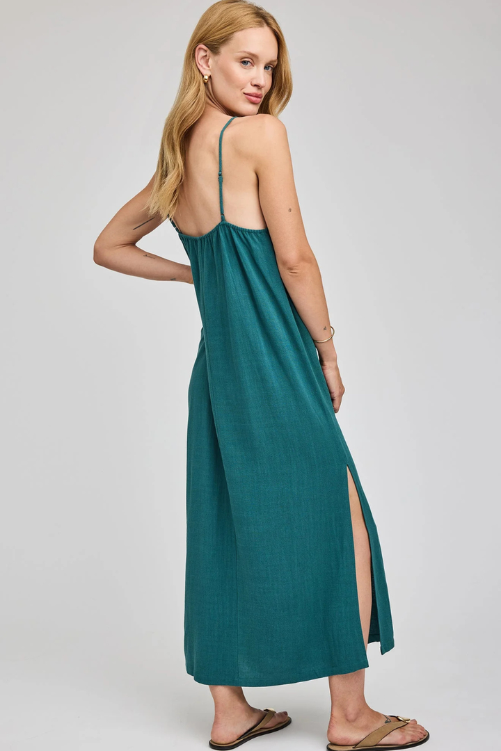 Twyla Linen Dress - Hot Peppers Clothing