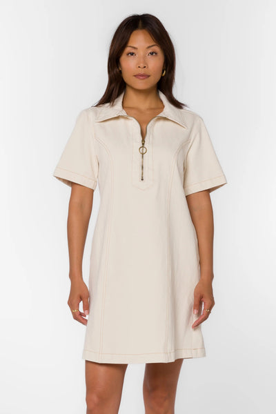Lia Ecru Dress
