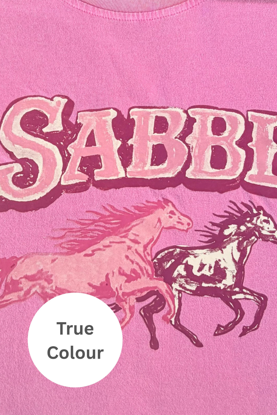 SABBI NEIGH SAYER LONG SLEEVE TEE